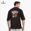 Flame Skull Oversized Tee